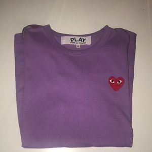 Cdg play t shirt
